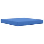 vidaXL Coussin de canapé d'extérieur Polyester Bleu royal 80 x 80 cm