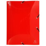 Chemise PP 3rab+élas.A3 CRYSTAL COLOURS EXACOMPTA