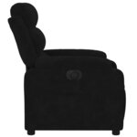 vidaXL Fauteuil inclinable électrique noir velours