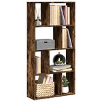 vidaXL Bibliothèque chêne fumé 60x20x120 5 cm bois d'ingénierie
