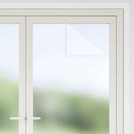 vidaXL Film de fenêtre auto-adhésif Blanc dépoli 45 x 500 cm PVC