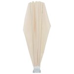 vidaXL Auvent latéral pliable de terrasse Crème 160 cm