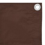 vidaXL Écran de balcon Marron 120x500 cm Tissu Oxford