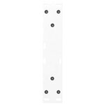 vidaXL Pieds de table basse 2 pièces Blanc 40 x (30-31 3) cm Acier