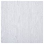 vidaXL Dalles de plancher autoadhésives 5 11 m² PVC blanc