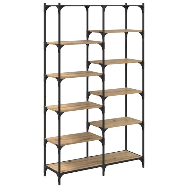 vidaXL Étagère chêne artisanal 100 x 32 x 170 cm Bois d'ingénierie