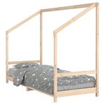 vidaXL Cadre de lit pour enfants 80x200 cm bois de pin massif