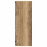 vidaXL Meuble TV mural Chêne artisan 30 x 31 x 80 cm Bois d'ingénierie