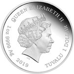 Pièce de monnaie 1 Dollar Tuvalu 2019 1 once argent BE – Bugs Bunny amoureux