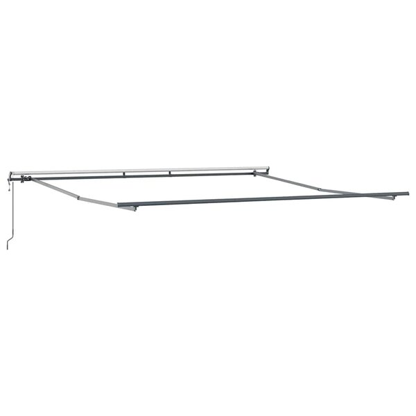 Auvent Manuel Anthracite 4 × 3 5 m Métal