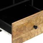 vidaXL Meuble TV 100x33x46 cm bois massif de manguier