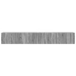 vidaXL Meuble TV mural 2 Pièces Gris Sonoma 98 x 31 x 29 5 cm