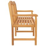 vidaXL Banc en Bois Sculpté en Rose 150 x 60 5 x 95 cm Naturel