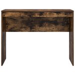vidaXL Bureau d'écriture Chêne fumé Bois d'ingénierie 100 x 40 x 76 cm