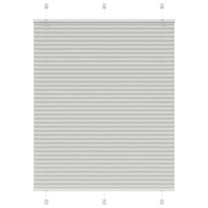 vidaXL Store plissé gris clair 110x100cm largeur du tissu 109 4cm