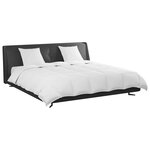 vidaXL Ensemble de Duvet avec oreiller 3 pc Blanc Plume de canard