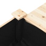 vidaXL Cache-pot de jardin avec étagère Beige 155 x 59 x 76.5 cm