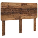 vidaXL Cadre de lit Bois ancien 140 x 190 cm Bois de pin massif