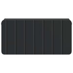 vidaXL Cabinet de chevet mural avec tiroir Noir 49 x 34 5 x 24 cm