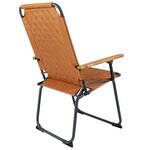 Bo-Camp Chaise de camping pliable Jefferson Argile