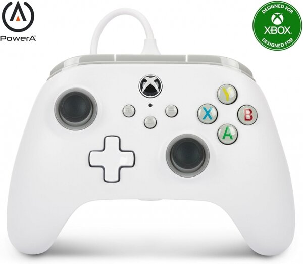 Manette filaire PowerA pour Xbox Series X S - Blanc
