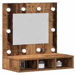 vidaXL Armoire Miroir Bois ancien 60 x 31 5 x 62 cm Bois d'ingénierie