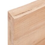 vidaXL Étagère murale marron clair 60x20x6 cm bois chêne massif traité