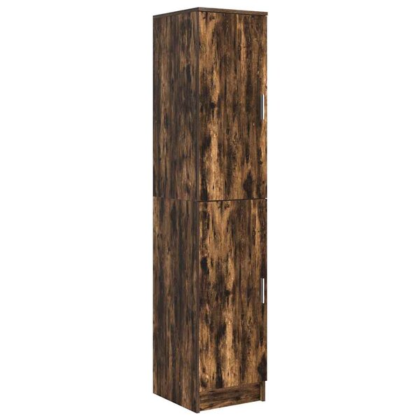 vidaXL Haut Armoire Chêne fumé 35 x 39 x 168 cm