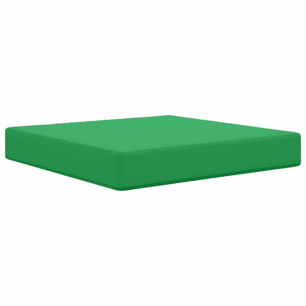 vidaXL Coussin de canapé d'extérieur Polyester Vert 60 x 60 cm