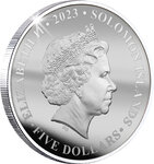 Pièce de monnaie en Argent Roi Lion Disney 100 Years of Wonder 5 Dollars g 31.1 (1 oz) Millésime 2023