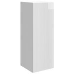 vidaXL Armoire Murale Blanc brillant 33 x 34 5 x 90 cm