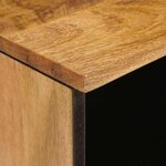 vidaXL Meuble TV Marron 100 x 33 x 46 cm Bois de mangue massif