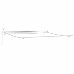 vidaXL Cadre d'auvent Blanc 450 × 350 cm Aluminium