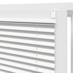 vidaXL Store plissé 70x150 cm Blanc