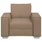 vidaXL Fauteuil canapé Cappuccino 99 x 78 x 84 cm Cuir artificiel