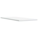 vidaXL Sommier à lattes de lit avec matelas Marron foncé 90x200 cm