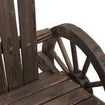vidaXL Chaises de jardin Adirondack lot de 4 bois de sapin massif