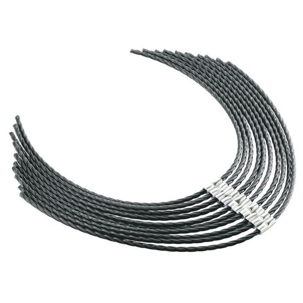 Bosch 10 pieces de fils pour débroussailleuse afs 23-37 - ø 3 5 mm