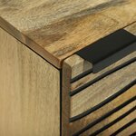 vidaXL Cabinets de Chevet 2 Pièces 40x33.5x46 cm Bois Massif de Manguier