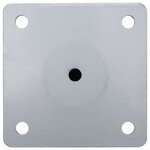 vidaXL Base de parasol pour mât Ø38/48 mm argenté acier