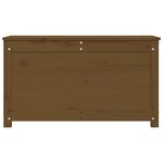 vidaXL Boîte de rangement Marron miel 80x40x45 5 cm Bois massif de pin