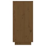 vidaXL Armoire console Marron miel 60x34x75 cm Bois de pin solide