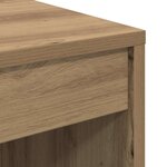 vidaXL Bureau chêne artisanal 80 x 40 x 76 cm Bois d'ingénierie