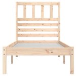 vidaXL Cadre de lit sans matelas 90x190 cm bois de pin massif