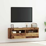 vidaXL Meuble TV mural Bois ancien 60 x 30 x 40 cm Bois d'ingénierie