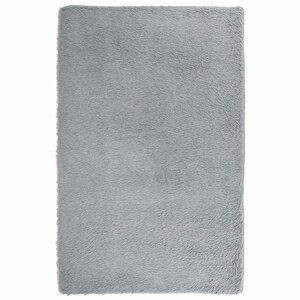vidaXL Tapis Shaggy à poils longs NAVARRA gris clair 130x200 cm