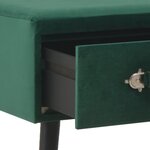 vidaXL Table basse Vert 80x40x46 cm Velours