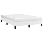 vidaXL Cadre de lit sans matelas blanc 120x200 cm similicuir