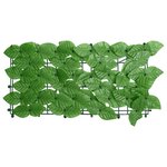 vidaXL Écran de balcon avec feuilles vert 500x150 cm