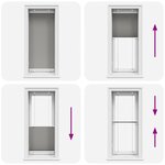 vidaXL Store plissé anthracite 55x150 cm largeur du tissu 54 4 cm